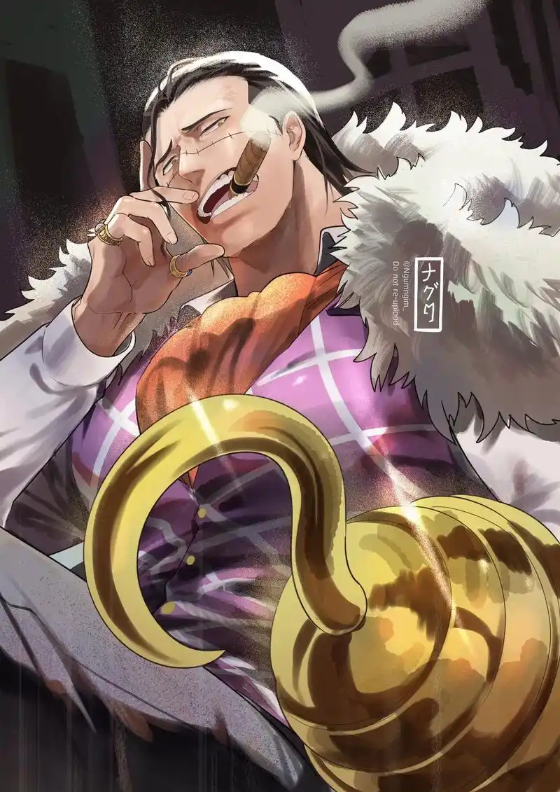 画师ngumngim_绘制的老沙#海贼王 #克洛克达尔 #老 - 抖音