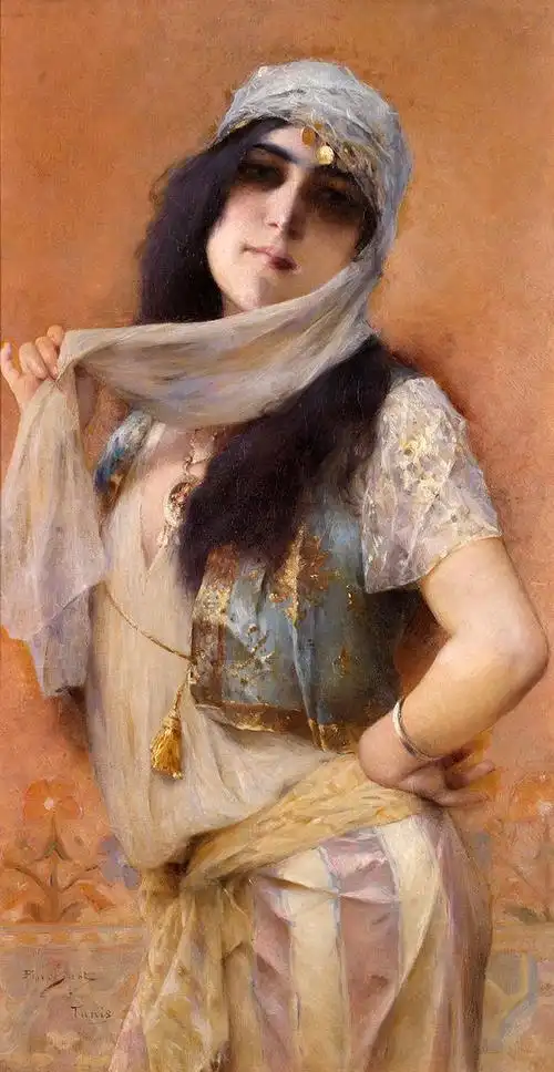 一位法国艺术家的传世之作——奥古斯特·埃米尔·皮切特的人物油画