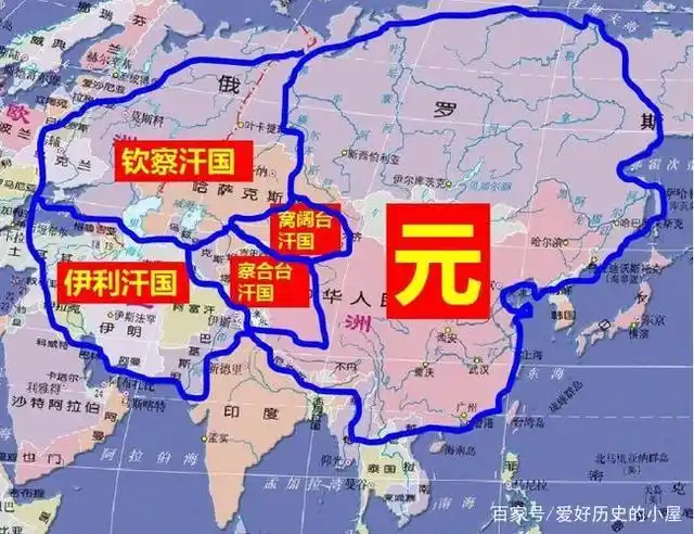 蒙古帝国鼎盛时期的面积