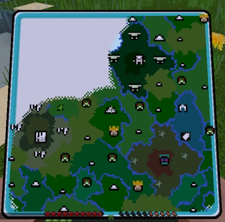 我的世界暮色森林地图标志介绍,看备注图片!