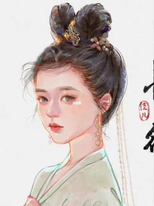 长歌行/李乐嫣/赵露思/古风头像/水彩_赵露思_水彩画_古风头像_pro