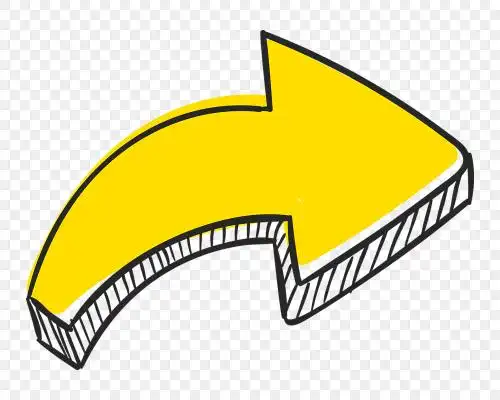 箭头图标方向矢量素材卡通创意复合型箭头蓝色的右箭头图标橘黄色箭头