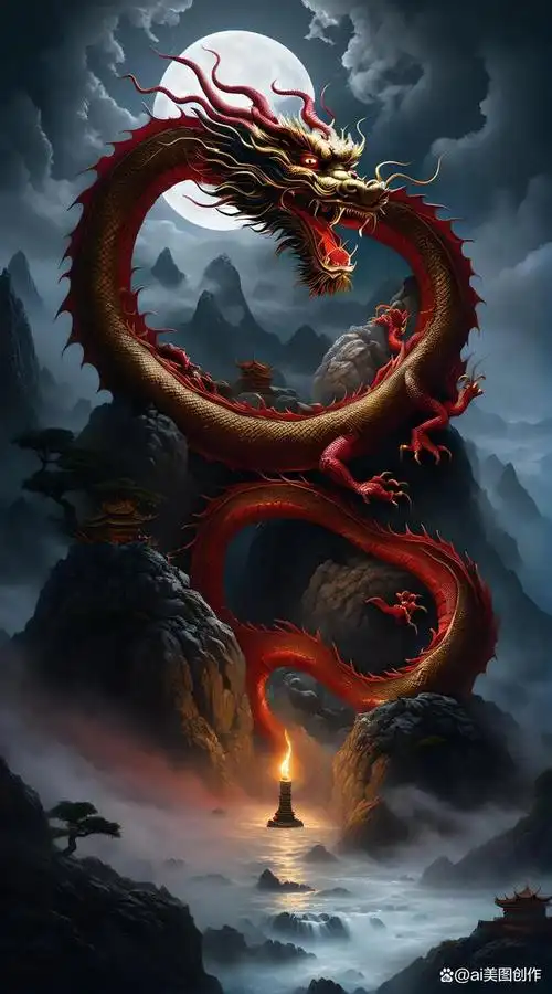 ai艺术创作(每日主题)如何用ai画出烛龙?