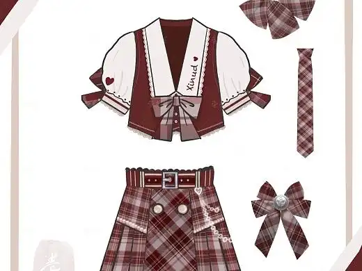 甜系/甜系女孩必穿的jk制服设计图