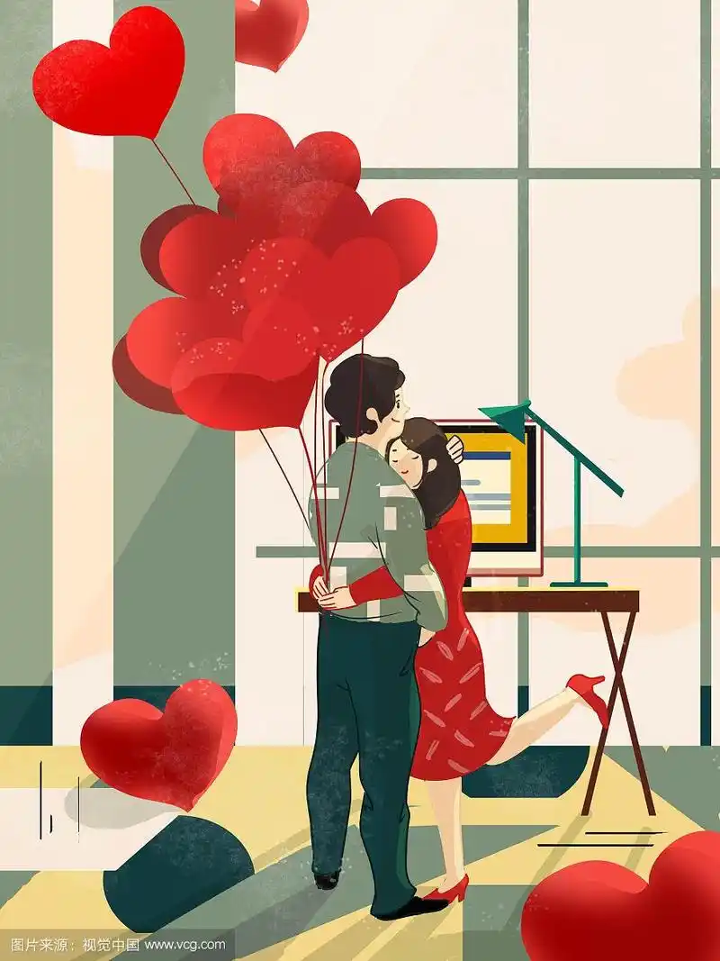 情侣插画