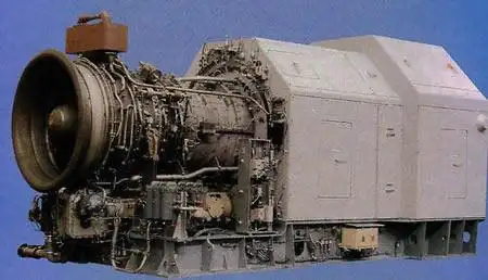 gt25000燃气轮机.(文中称为dn-80型发动机)