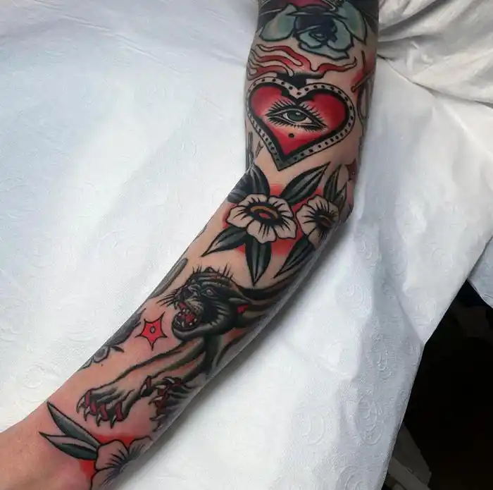 old school复古耐看经典 有味道的欧美老传统艺术纹身(二)