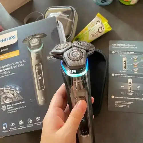 飞利浦s9987电动剃须刀买来不会用