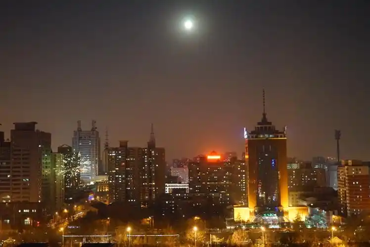 丁酉年正月十五元宵节的月亮