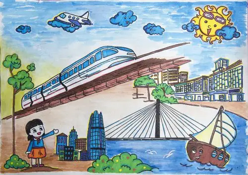 《我眼中的甬城》 方薇婷   宁波国家高新区实验学校604班