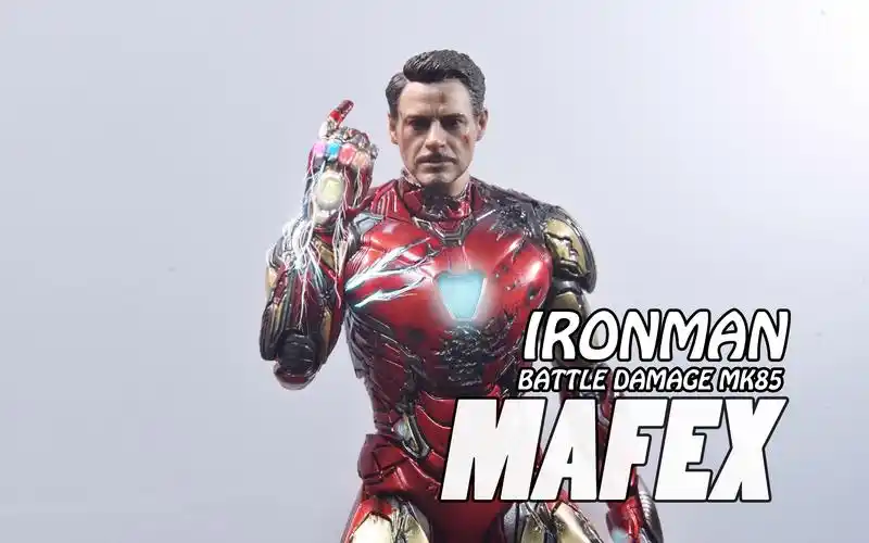 6寸小ht?mafex战损响指钢铁侠mk85