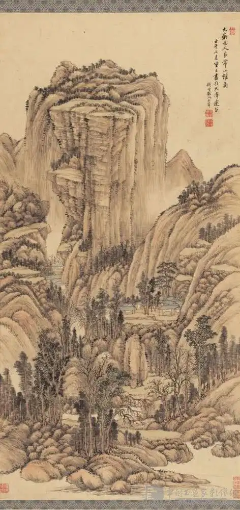 中国书画家影像网:不愧是清初画圣,山水画气势勃发