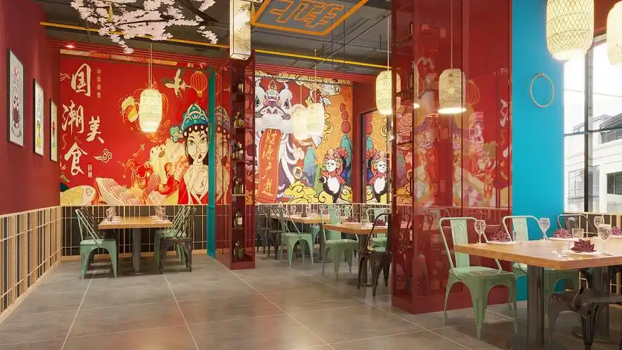 国潮龙虾馆|空间|酒店餐饮设计|文刀设计刘小乐 - 原创作品 - 站酷