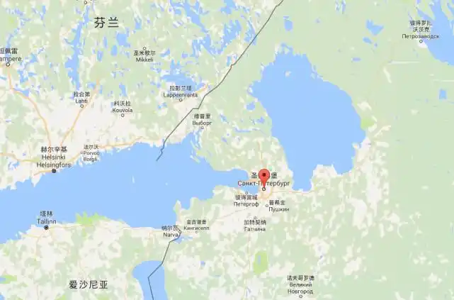 圣彼得堡的地理位置