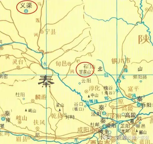 中国历代政区速览秦朝内史2宣太后杀义渠王的甘泉宫在哪