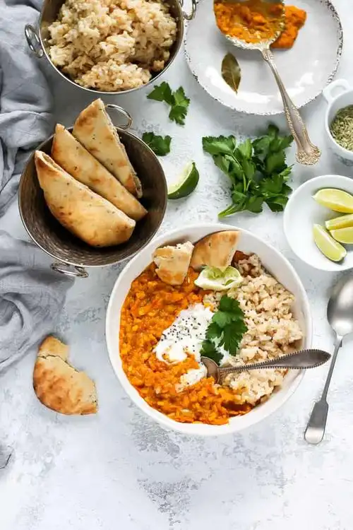 red lentil dal