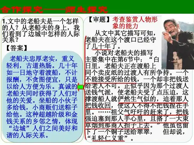 3 边城(人教版必修5)ppt