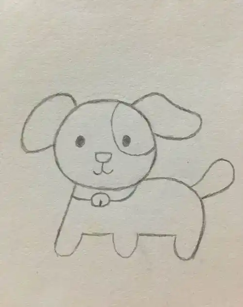 最新简笔画狗的画法 小狗的简易画法怎么画