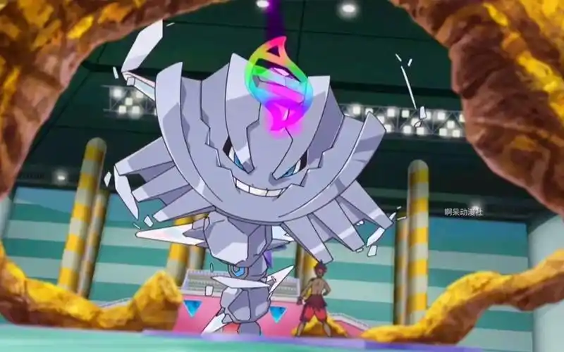 宝可梦:超进化大钢蛇来了!卡奇都看蒙了,这还怎么打啊