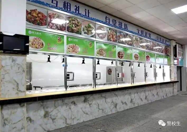 分享四所警校食堂给你们_警察学院