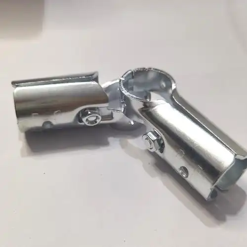 旋转三通圆管接头卡扣镀锌管扣件25不锈钢管卡扣铁管三通接头配件