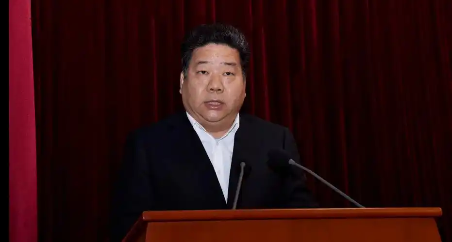 签约仪式后,项城市委副书记,市长李飞发表讲话.