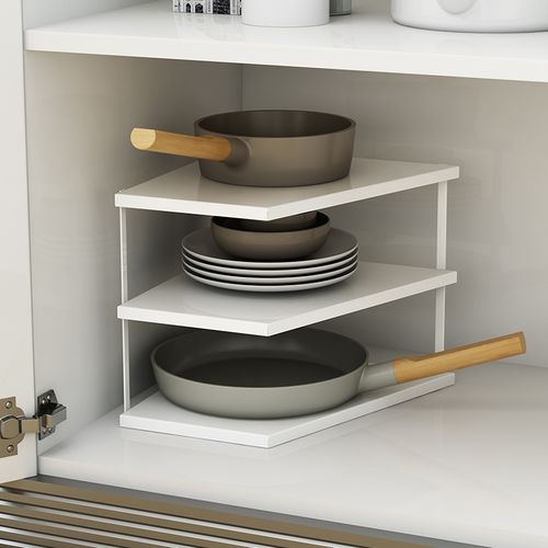 特价三角橱柜转角柜_台面转角置物架三角多层厨房调料碗碟橱柜放锅架