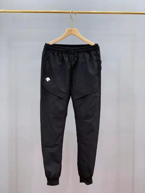 迪桑t男式冬季进口梭织面料羽绒运动裤