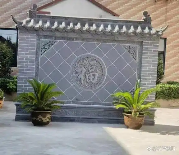 别划走,这7套影壁墙设计,很适合中式自建房