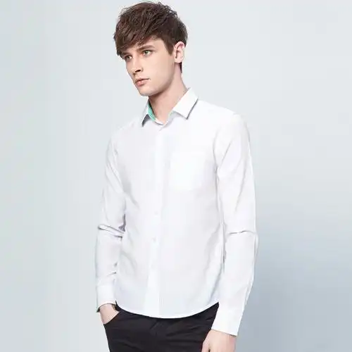 简约白衬衫清爽男人味