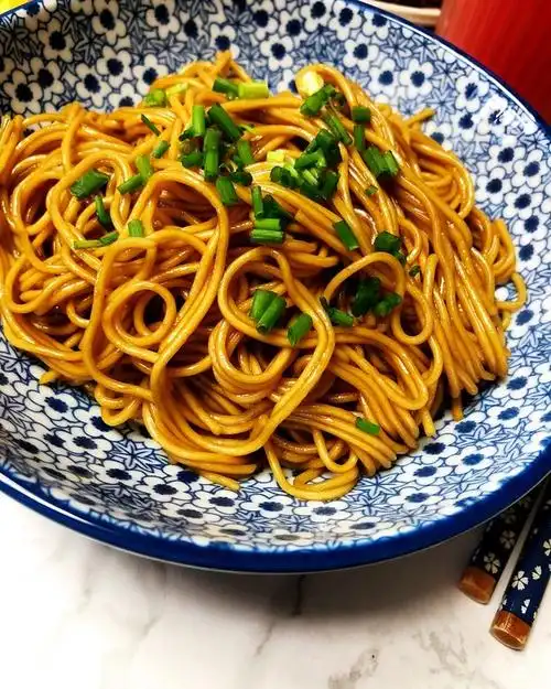 子冰翔云做的堂妈教你葱油拌面