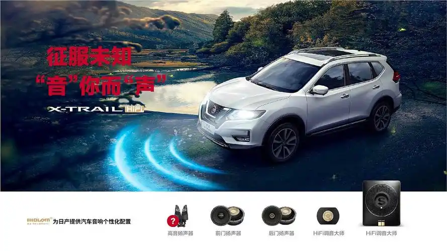汽车音响产品海报