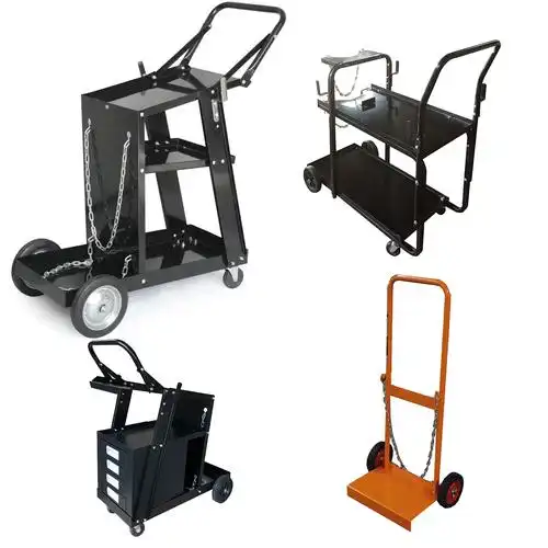 青岛厂家直供二保焊车气保焊焊接移动手拉车汽修工具车电焊机推车