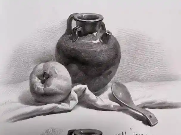 优秀素描静物作品欣赏