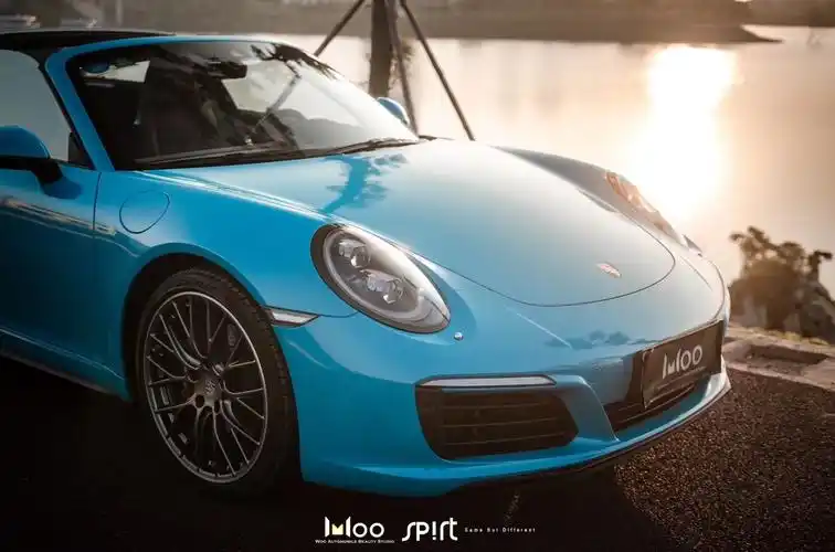 保时捷911 targa迈阿密蓝