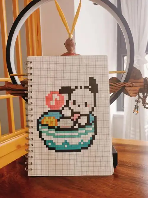 像素画临摹96可爱帕恰狗