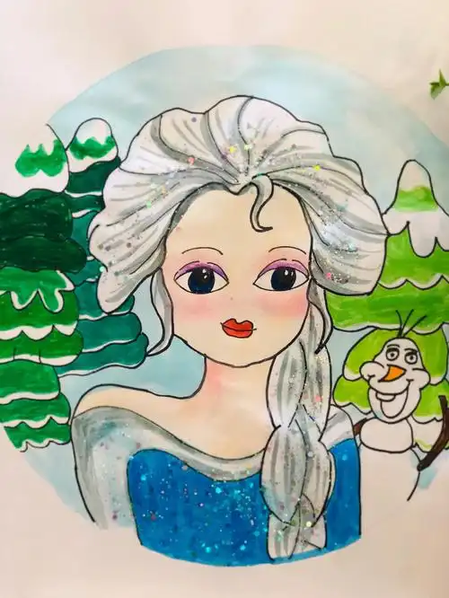 二年级以上x线条77色彩还有宝贝们最喜欢的亮闪闪金粉 90#创意