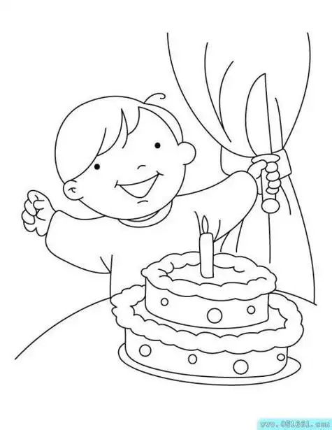 幼儿生日板报画幼儿园简笔画