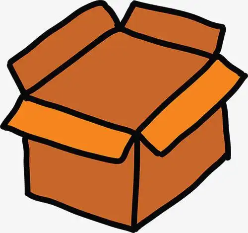 圆形纸盒简笔画