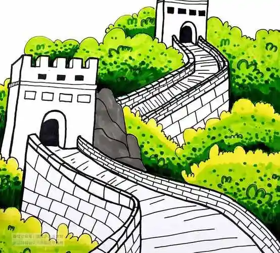 长城简笔画长城简笔画一等奖