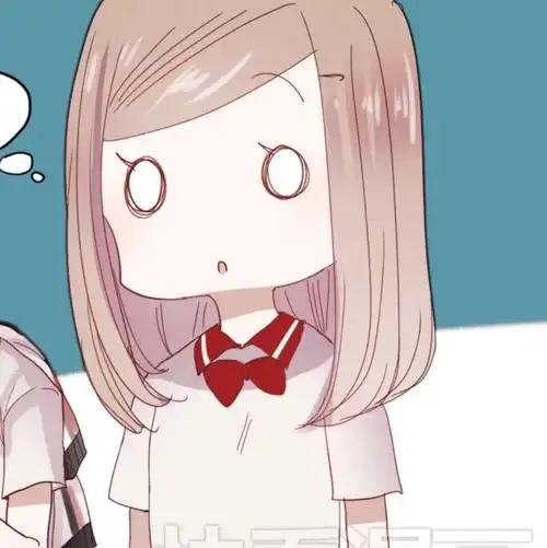 可爱呆萌女生动漫头像 懵逼脸 文浅浅