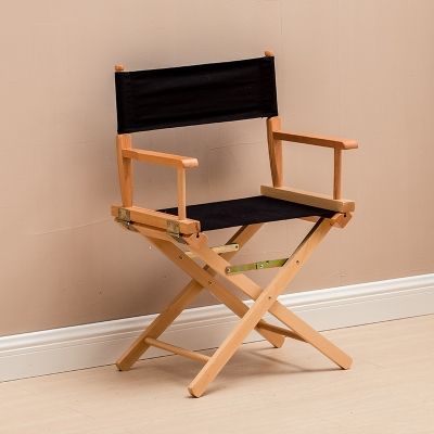 实木导演椅折叠x帆布椅休闲户外靠背椅化妆椅摄影道具椅展会展示