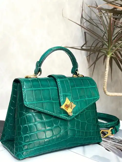 lv祖母绿鳄鱼皮desvemrsmini