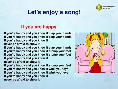 if you are happy if youre happy and you know it clap your hands