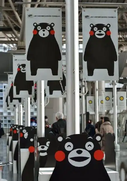 日本最红吉祥物熊本熊攻占大阪车站每只造型都不同