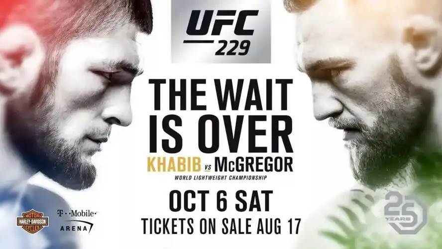 官宣哈比布vs康纳史上最强轻量级冠军战ufc229上演