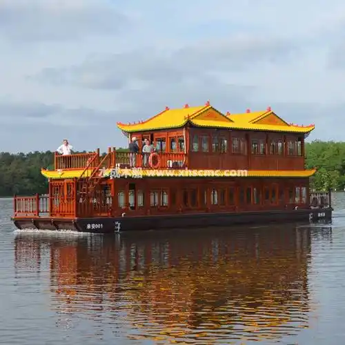 【水成木船供应杭州16米双层画舫船 景区旅游船 水上观光船】价格