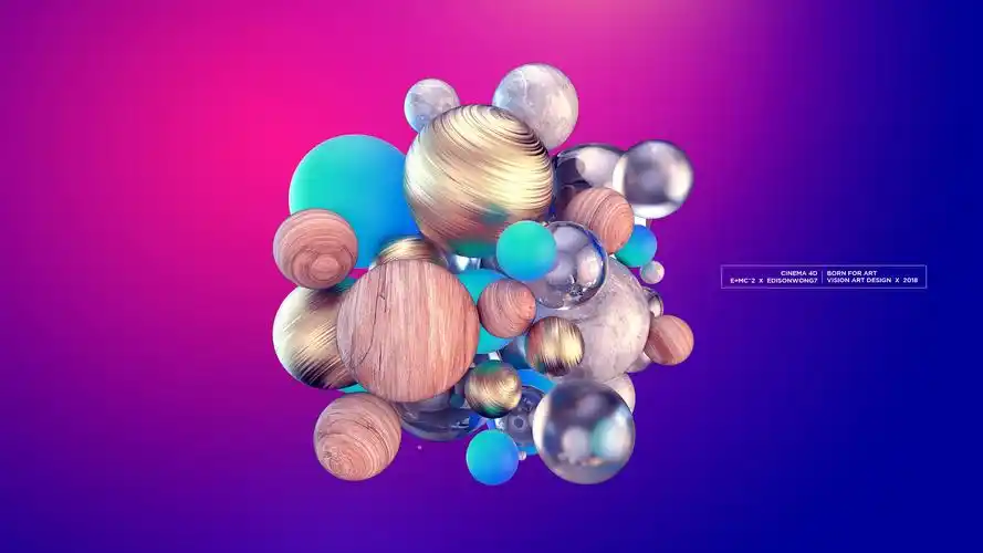 【搬运 - 三维创意艺术设计欣赏03】cinema4d材质创意艺术设计-每一张