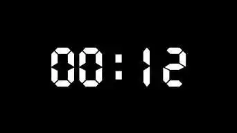 20秒钟倒计时带通道4k视频素材