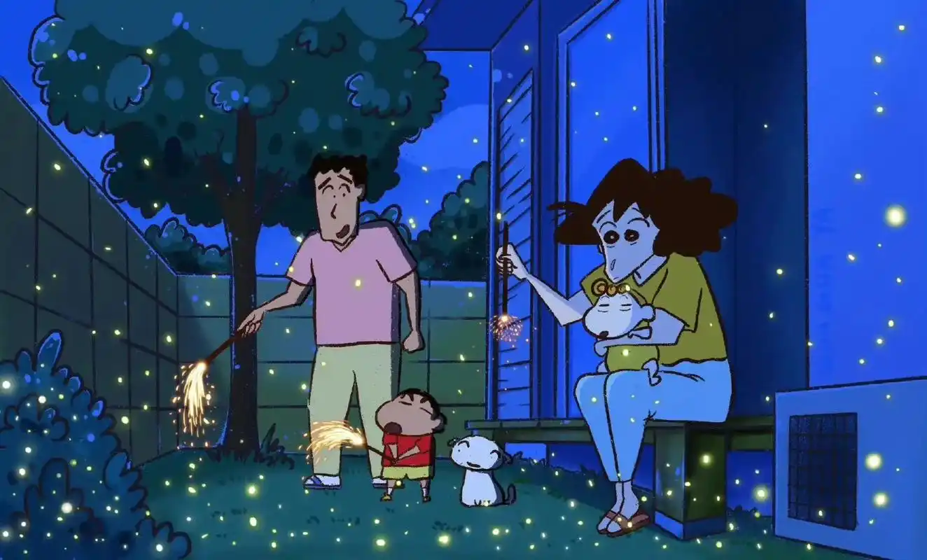 有家的四季#蜡笔小新 #每日一图 - 抖音